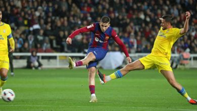 Photo of رافينيا يقود برشلونة للفوز على لاس بالماس بالدوري الإسباني